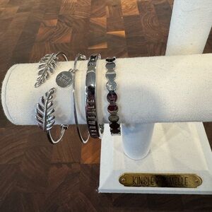 Kinsley Armelle Silver Bracelet Set of 4